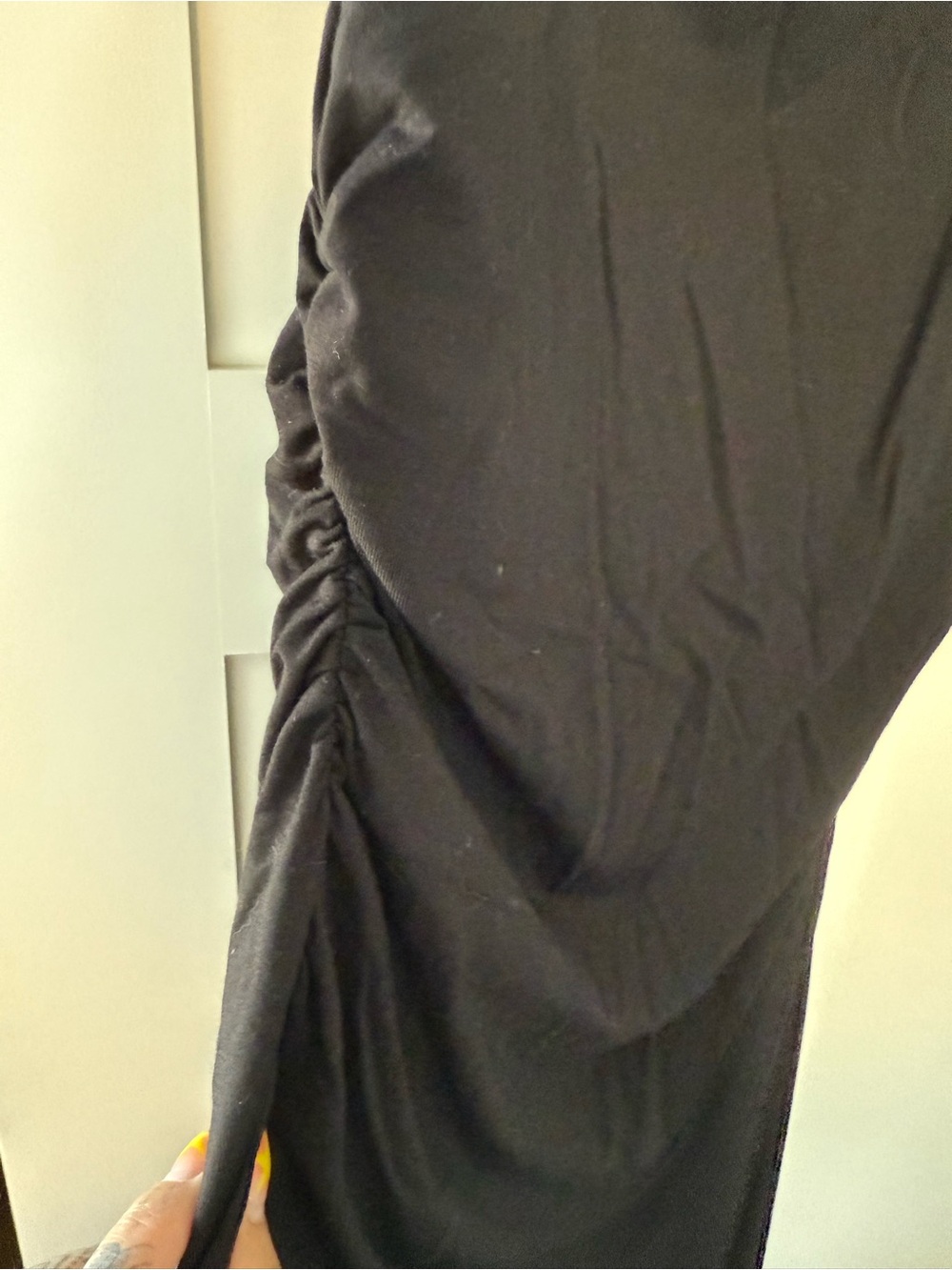NWT Reformation Black Maxi Leone Knit Dress - Picture 7 of 12